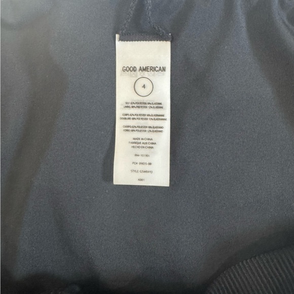 NWT Good American “Always Fits” Classic Bikini Bottom in Ribbed Black sz XL - Picture 2 of 7